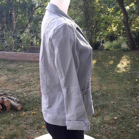 Size 4 tribal quarter sleeve Spring Summer Blazer zip-up jacket - Picture 5 of 10